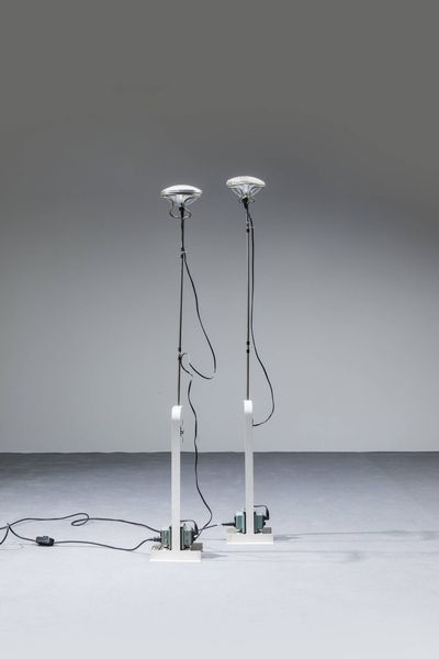 ACHILLE E PIER GIACOMO CASTIGLIONI : Coppia di lampade mod.Toio  - Asta Design - Associazione Nazionale - Case d'Asta italiane