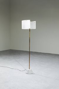 GINO SARFATTI : Lampada da terra mod. 1056  - Asta Design - Associazione Nazionale - Case d'Asta italiane