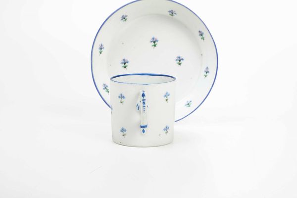 Tazza con piattino<BR>Vienna, Manifattura Imperiale, 1820 circa  - Asta Porcellane venete ed europee di un'importante Famiglia veneziana - Associazione Nazionale - Case d'Asta italiane