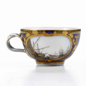 Rara tazza<BR>Meissen, 1763-1774<BR>  - Asta Porcellane venete ed europee di un'importante Famiglia veneziana - Associazione Nazionale - Case d'Asta italiane