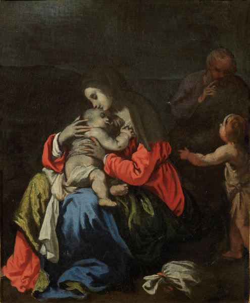 Giovanni Bilivert : Sacra Famiglia con San Giovannino  - Asta Importanti Dipinti e Arredi Antichi - Associazione Nazionale - Case d'Asta italiane