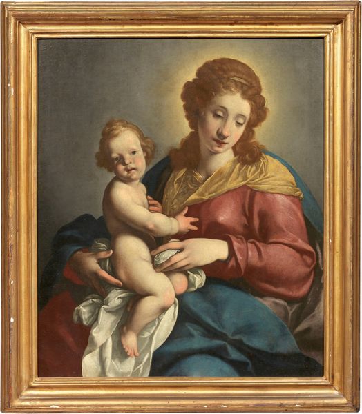 Carlo Ceresa : Madonna col Bambino  - Asta Dipinti e Sculture del XIX e XX secolo - Associazione Nazionale - Case d'Asta italiane