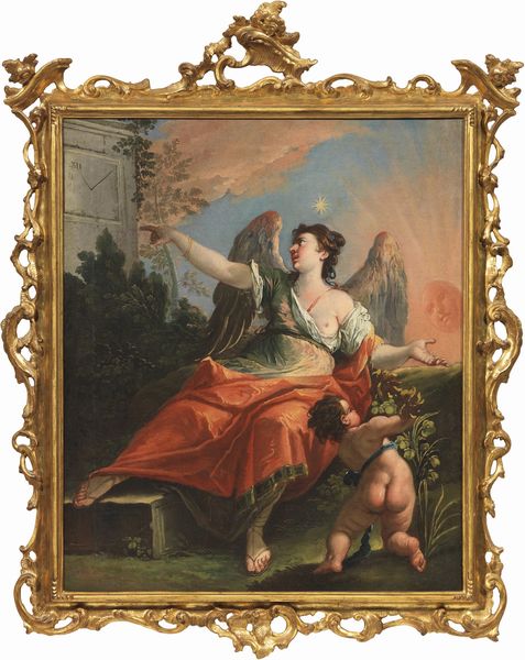 Gaspare Diziani : Allegoria del Meriggio e Allegoria della Primavera (Mattino)  - Asta Dipinti e Sculture del XIX e XX secolo - Associazione Nazionale - Case d'Asta italiane