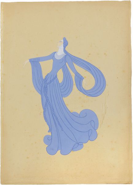 Erté (Romain de Tirtoff) : La Symphonie Inacheve  - Asta Dipinti e Sculture del XIX e XX secolo - Associazione Nazionale - Case d'Asta italiane