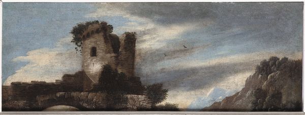 Scuola del XVIII secolo Paesaggio con rovine  - Asta Dipinti Antichi - Associazione Nazionale - Case d'Asta italiane