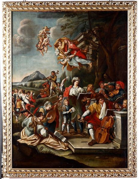 Scuola italiana del XVIII secolo Santa assunta in cielo  - Asta Dipinti Antichi - Associazione Nazionale - Case d'Asta italiane