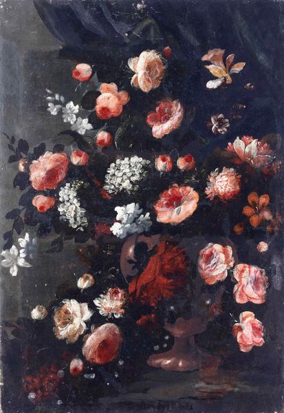 Scuola del XVIII secolo Natura morta con vaso di fiori  - Asta Dipinti Antichi - Associazione Nazionale - Case d'Asta italiane