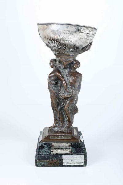 Trofeo remiero, Coppa Piemonte. Arte del primo quarto del XX secolo  - Asta Scultura del XIX e XX secolo - Associazione Nazionale - Case d'Asta italiane