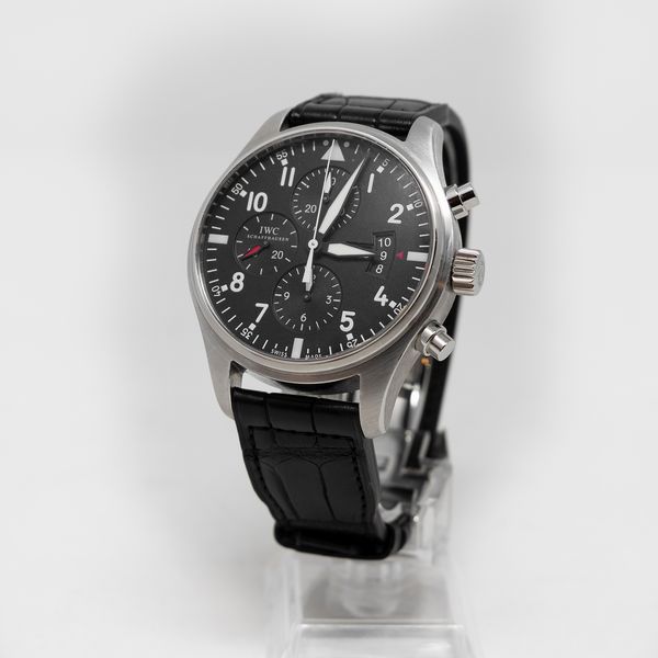 IWC Pilot's Watch Chronograph Automatic Black Dial orologio da polso ref. IW377701  - Asta Gioielli e Orologi - Associazione Nazionale - Case d'Asta italiane