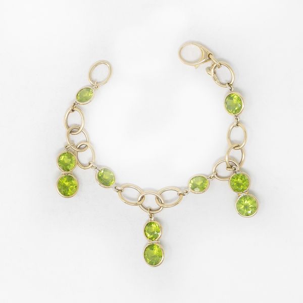 Bracciale in oro giallo e peridoti  - Asta Gioielli e Orologi - Associazione Nazionale - Case d'Asta italiane