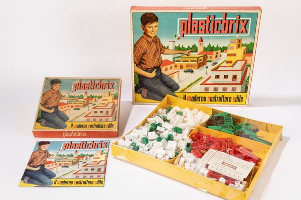 Gioco in scatola Plasticbrix - Il moderno costruttore  - Asta Giocattoli d'Epoca - Associazione Nazionale - Case d'Asta italiane