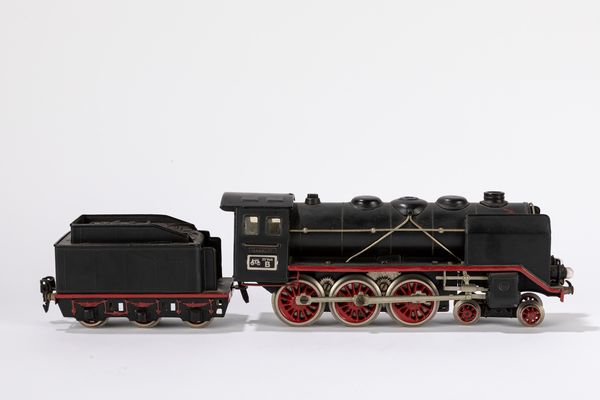 Marklin : Locomotiva GR66 3 assi con tender  - Asta Giocattoli d'Epoca - Associazione Nazionale - Case d'Asta italiane