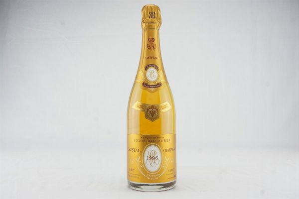 Cristal Louis Roederer 1996  - Asta IL SIGNIFICATO DELLA PASSIONE - Vini Pregiati e da Collezione - Associazione Nazionale - Case d'Asta italiane