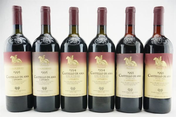 L’Apparita Castello di Ama  - Asta IL SIGNIFICATO DELLA PASSIONE - Vini Pregiati e da Collezione - Associazione Nazionale - Case d'Asta italiane