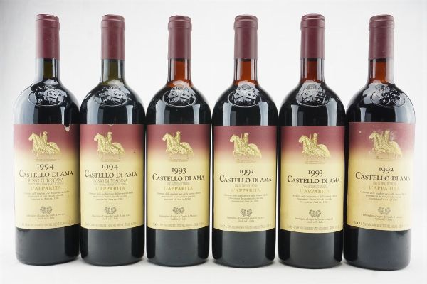 L’Apparita Castello di Ama  - Asta IL SIGNIFICATO DELLA PASSIONE - Vini Pregiati e da Collezione - Associazione Nazionale - Case d'Asta italiane