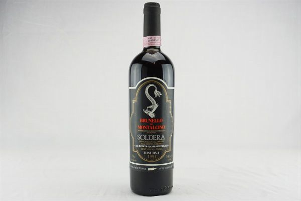 Brunello di Montalcino Case Basse Riserva Gianfranco Soldera 1994  - Asta IL SIGNIFICATO DELLA PASSIONE - Vini Pregiati e da Collezione - Associazione Nazionale - Case d'Asta italiane