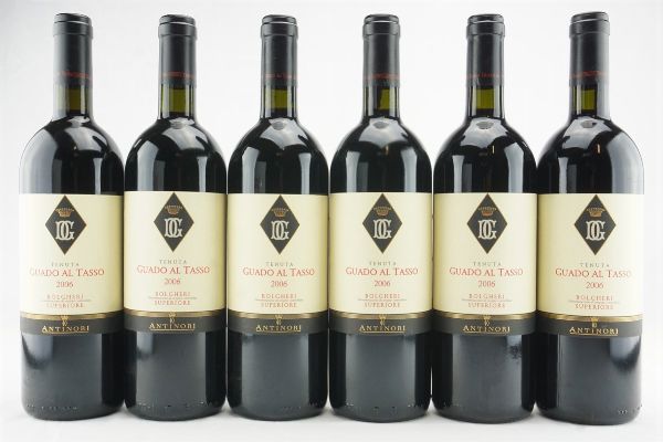 Guado al Tasso Antinori 2006  - Asta IL SIGNIFICATO DELLA PASSIONE - Vini Pregiati e da Collezione - Associazione Nazionale - Case d'Asta italiane