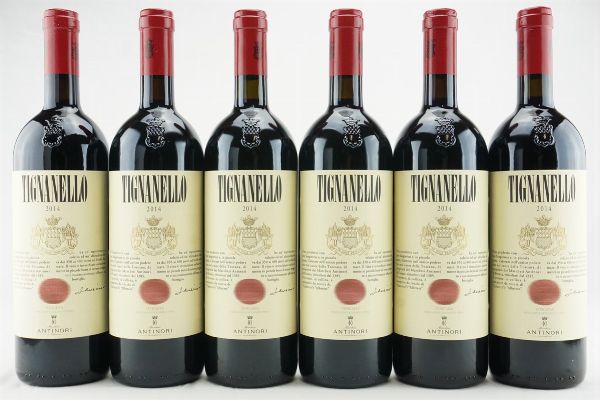 Tignanello Antinori 2014  - Asta IL SIGNIFICATO DELLA PASSIONE - Vini Pregiati e da Collezione - Associazione Nazionale - Case d'Asta italiane