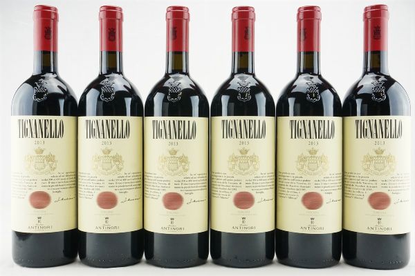 Tignanello Antinori 2013  - Asta IL SIGNIFICATO DELLA PASSIONE - Vini Pregiati e da Collezione - Associazione Nazionale - Case d'Asta italiane