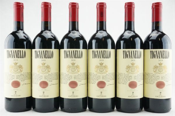 Tignanello Antinori 2010  - Asta IL SIGNIFICATO DELLA PASSIONE - Vini Pregiati e da Collezione - Associazione Nazionale - Case d'Asta italiane