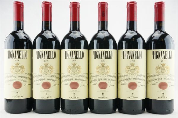 Tignanello Antinori 2010  - Asta IL SIGNIFICATO DELLA PASSIONE - Vini Pregiati e da Collezione - Associazione Nazionale - Case d'Asta italiane