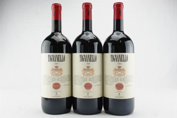 Tignanello Antinori 2009  - Asta IL SIGNIFICATO DELLA PASSIONE - Vini Pregiati e da Collezione - Associazione Nazionale - Case d'Asta italiane