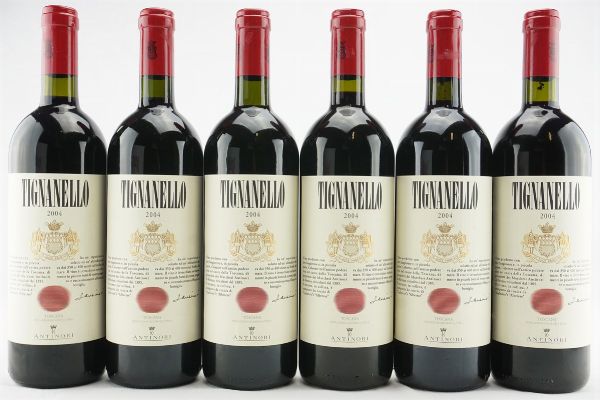 Tignanello Antinori 2004  - Asta IL SIGNIFICATO DELLA PASSIONE - Vini Pregiati e da Collezione - Associazione Nazionale - Case d'Asta italiane