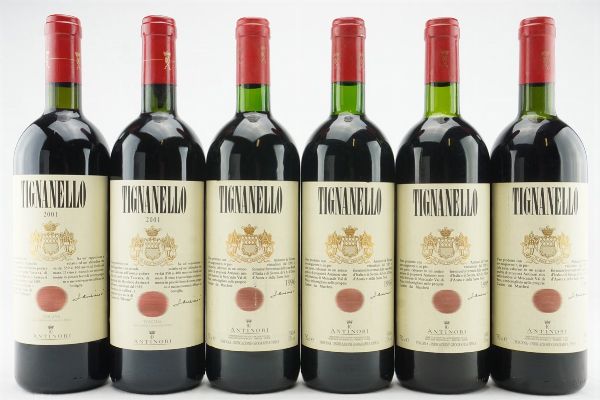 Tignanello Antinori  - Asta IL SIGNIFICATO DELLA PASSIONE - Vini Pregiati e da Collezione - Associazione Nazionale - Case d'Asta italiane