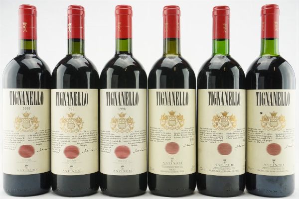 Tignanello Antinori  - Asta IL SIGNIFICATO DELLA PASSIONE - Vini Pregiati e da Collezione - Associazione Nazionale - Case d'Asta italiane