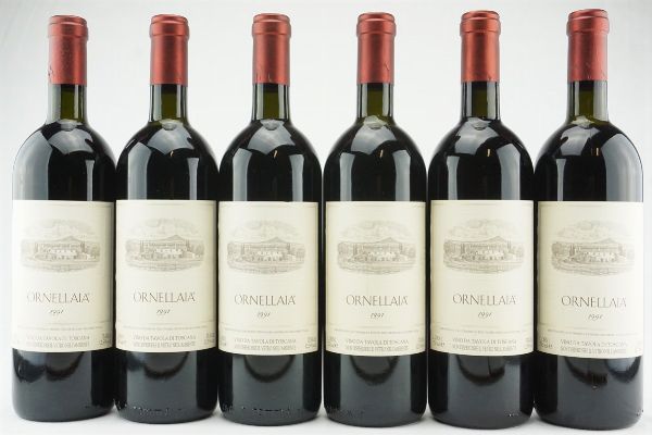 Ornellaia 1991  - Asta IL SIGNIFICATO DELLA PASSIONE - Vini Pregiati e da Collezione - Associazione Nazionale - Case d'Asta italiane