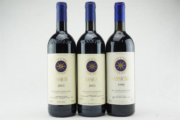 Sassicaia Tenuta San Guido  - Asta IL SIGNIFICATO DELLA PASSIONE - Vini Pregiati e da Collezione - Associazione Nazionale - Case d'Asta italiane