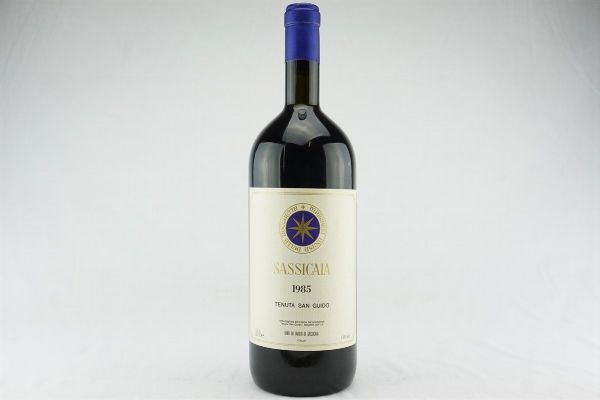 Sassicaia Tenuta San Guido 1985  - Asta IL SIGNIFICATO DELLA PASSIONE - Vini Pregiati e da Collezione - Associazione Nazionale - Case d'Asta italiane