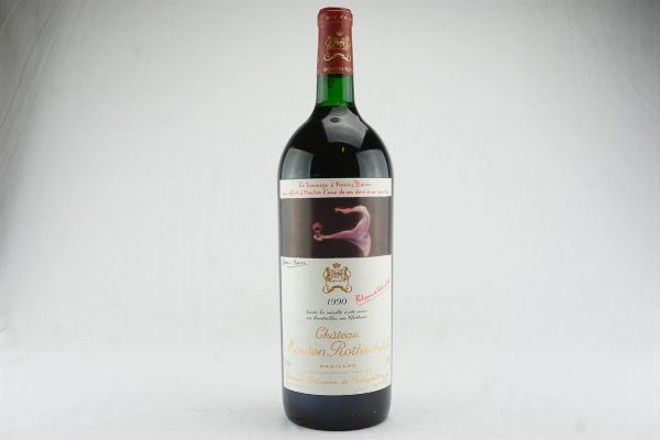 Château Mouton Rothschild 1990  - Asta IL SIGNIFICATO DELLA PASSIONE - Vini Pregiati e da Collezione - Associazione Nazionale - Case d'Asta italiane