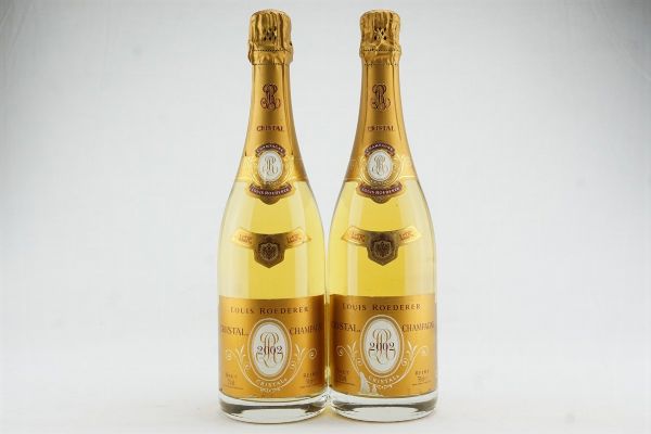 Cristal Louis Roederer 2002  - Asta IL SIGNIFICATO DELLA PASSIONE - Vini Pregiati e da Collezione - Associazione Nazionale - Case d'Asta italiane