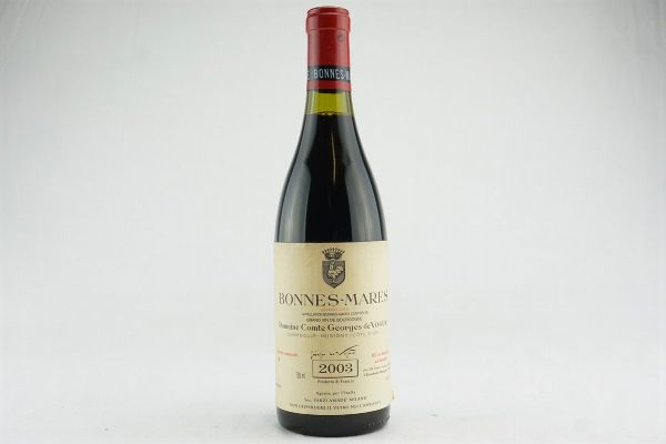 Bonnes Mares Domaine Comte Georges de Vogüé 2003  - Asta IL SIGNIFICATO DELLA PASSIONE - Vini Pregiati e da Collezione - Associazione Nazionale - Case d'Asta italiane