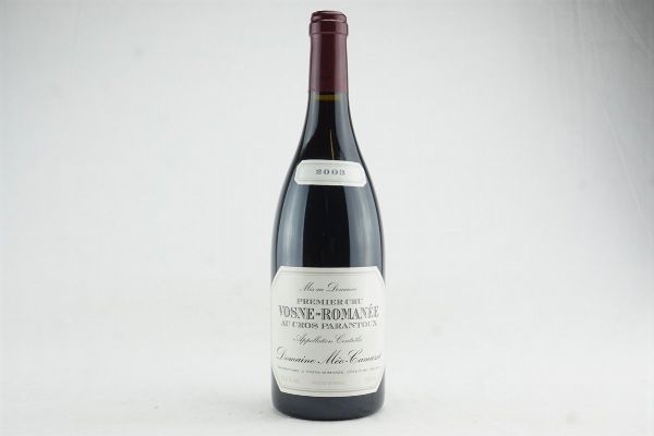 Vosne-Romanée Cros Parantoux Domaine Méo-Camuzet 2003  - Asta IL SIGNIFICATO DELLA PASSIONE - Vini Pregiati e da Collezione - Associazione Nazionale - Case d'Asta italiane