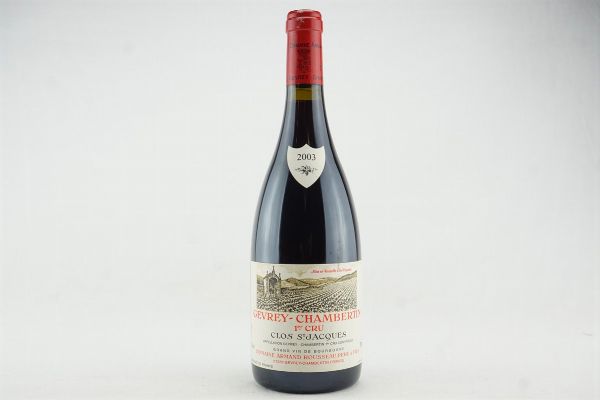 Gevrey-Chambertin Clos Saint Jacques Domaine Armand Rousseau 2003  - Asta IL SIGNIFICATO DELLA PASSIONE - Vini Pregiati e da Collezione - Associazione Nazionale - Case d'Asta italiane