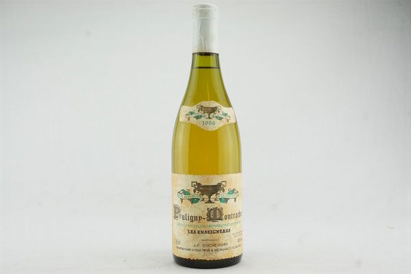 Puligny-Montrachet Les Enseignères Domaine J.-F. Coche Dury 1996  - Asta IL SIGNIFICATO DELLA PASSIONE - Vini Pregiati e da Collezione - Associazione Nazionale - Case d'Asta italiane