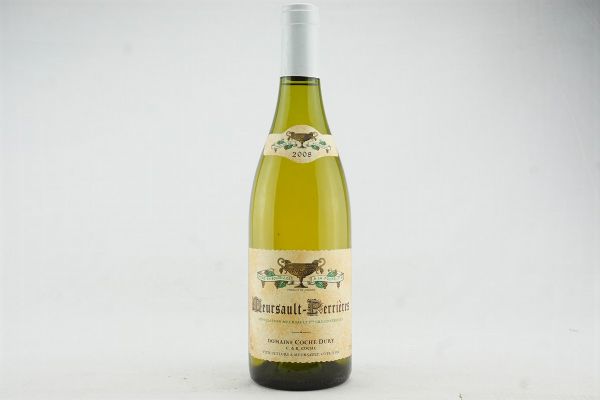 Meursault-Perrières Domaine J.-F. Coche Dury 2008  - Asta IL SIGNIFICATO DELLA PASSIONE - Vini Pregiati e da Collezione - Associazione Nazionale - Case d'Asta italiane