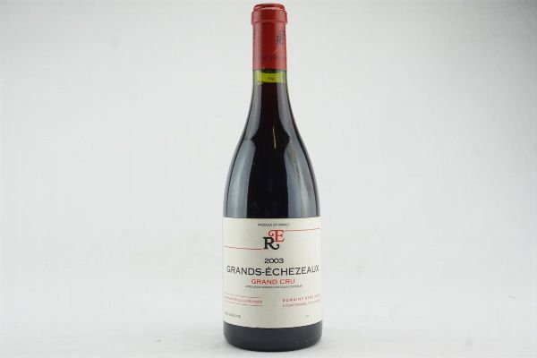 Grands Échézeaux Domaine René Engel 2003  - Asta IL SIGNIFICATO DELLA PASSIONE - Vini Pregiati e da Collezione - Associazione Nazionale - Case d'Asta italiane