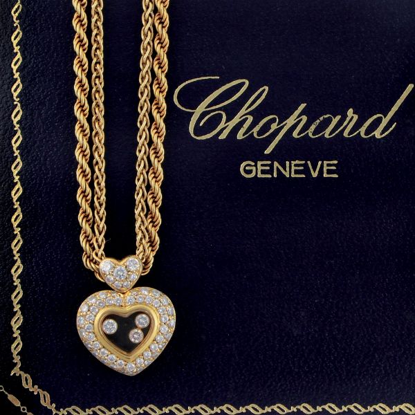 CHOPARD : COLLANA, CHOPARD Happy Diamonds  - Asta Gioielli importanti, argenti e objets de Vertu - Associazione Nazionale - Case d'Asta italiane