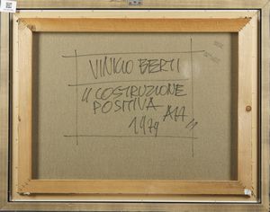 BERTI VINICIO (1921 - 1991) : Costruzione positiva AH.  - Asta Asta 403 | ARTE MODERNA E CONTEMPORANEA Online - Associazione Nazionale - Case d'Asta italiane