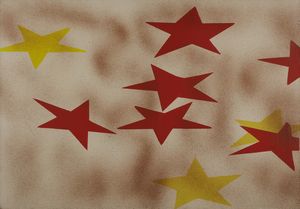 SCHIFANO MARIO (1934 - 1998) : Tutte stelle.  - Asta Asta 403 | ARTE MODERNA E CONTEMPORANEA Online - Associazione Nazionale - Case d'Asta italiane