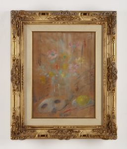 SEMEGHINI PIO (1878 - 1964) : Vaso di fiori con mascherina.  - Asta Asta 403 | ARTE MODERNA E CONTEMPORANEA Online - Associazione Nazionale - Case d'Asta italiane