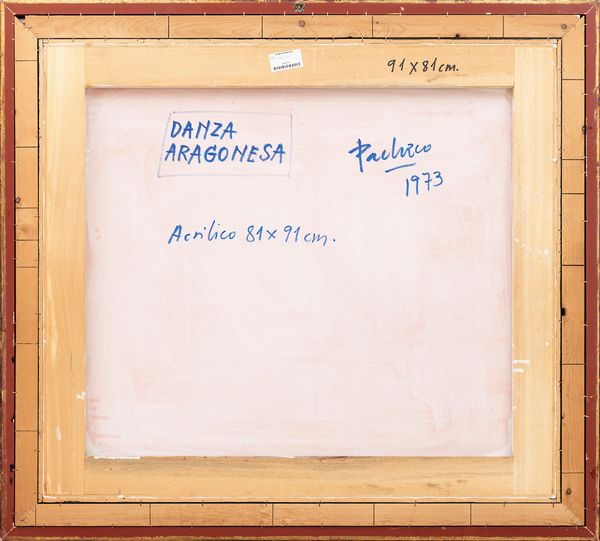 JULIAN PACHECO : Danza aragonesa  - Asta Arte moderna e contemporanea - Associazione Nazionale - Case d'Asta italiane