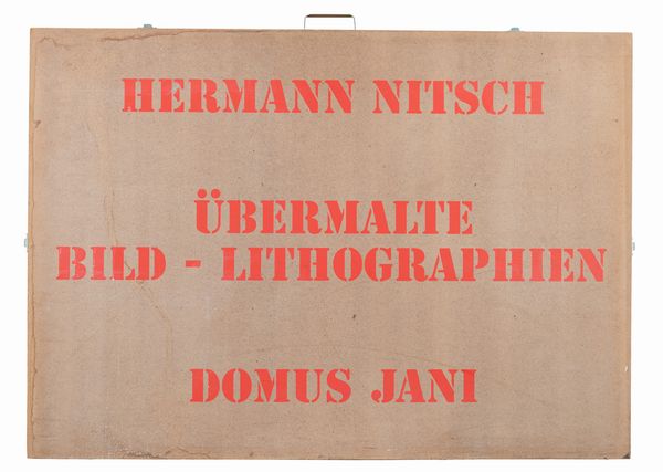 Hermann Nitsch : Uebermalte Bild Lithographien  - Asta Arte moderna e contemporanea - Associazione Nazionale - Case d'Asta italiane