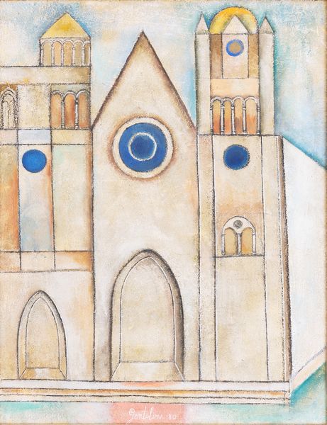 Franco Gentilini : Cattedrale bianca  - Asta Arte moderna e contemporanea - Associazione Nazionale - Case d'Asta italiane