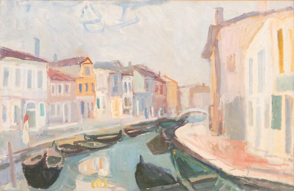 CARLO DALLA ZORZA : Burano, canale cavanelle  - Asta Arte moderna e contemporanea - Associazione Nazionale - Case d'Asta italiane