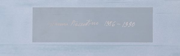 Gianni Piacentino : Light-blue pearl record vehicle (M.S.) I  - Asta Arte moderna e contemporanea - Associazione Nazionale - Case d'Asta italiane