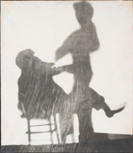KESSANLIS NIKOS : Ombres (Giuseppe Marchiori avec Pierre Restany)  - Asta Arte moderna e contemporanea - Associazione Nazionale - Case d'Asta italiane